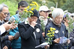 李千娜捐片酬遭慈林基金會婉拒！林宅血案46年　林義雄妻方素敏偕親友追思